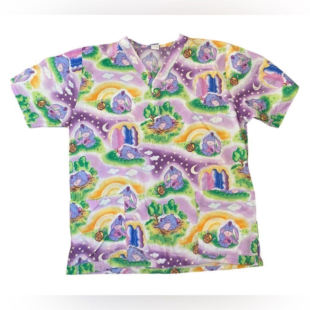 Vintage Disney Eeyore Scrub Top